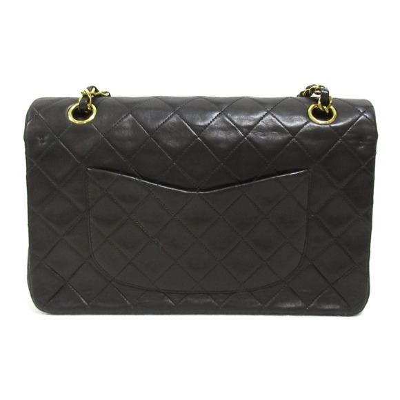 Chanel Matelasse Shoulder Double Flap Black Chain Lambskin - Picture 1 of 10